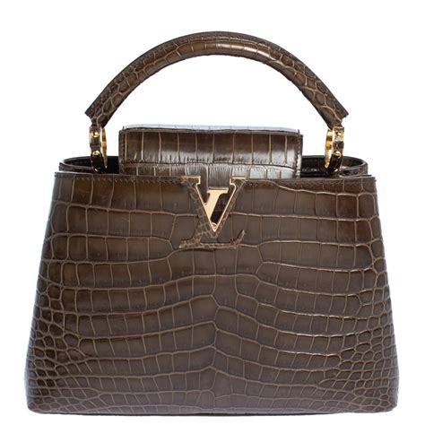 louis vuitton capucines crocodile.